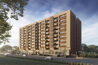 Balcony Image of 3380 Sq.ft 4 BHK Apartment / Flat for sale in Shilp Paradise, Bodakdev Ahmedabad for Rs. 27100000