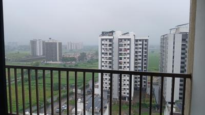 Balcony Image of 1850 Sq.ft 3 BHK Apartment / Flat for rent in Vaishnodevi Kingswood, Sima Nagar Surat for Rs. 21000