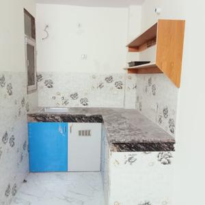 Kitchen Image of 585 Sq.ft 1 BHK Independent House for rent in Sangam Vihar New Delhi for Rs. 12500