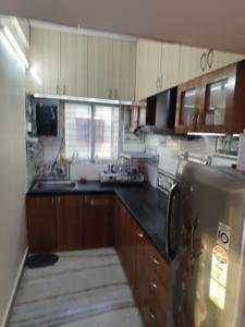 Kitchen Image of 1500 Sq.ft 3 BHK Builder Floor for rent in New Town Kolkata for Rs. 35000