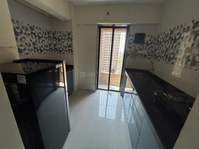 Kitchen Image of 640 Sq.ft 1 BHK Apartment / Flat for rent in Raunak City Sector IV D10, Kalyan West Kalyan for Rs. 17000