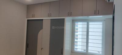 Bedroom Image of 1450 Sq.ft 3 BHK Apartment / Flat for rent in Aparna Zenon, Puppalaguda Hyderabad for Rs. 58000
