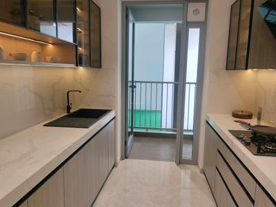 Kitchen Image of 1809 Sq.ft 3 BHK Apartment / Flat for sale in Godrej Eternal Palms, Sanpada Navi Mumbai for Rs. 51100000