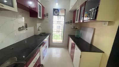 Kitchen Image of 950 Sq.ft 2 BHK Apartment / Flat for rent in Kalwa Thane for Rs. 30000