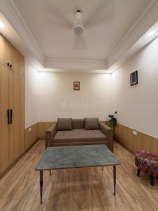 Bedroom Image of 630 Sq.ft 1 BHK Independent House for rent in Sector 46 Gurgaon for Rs. 40000