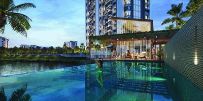 Image of 1079 Sq.ft 2 BHK Apartment / Flat for sale in Krishna Austin, Dhanori, Pune for Rs. 10600000