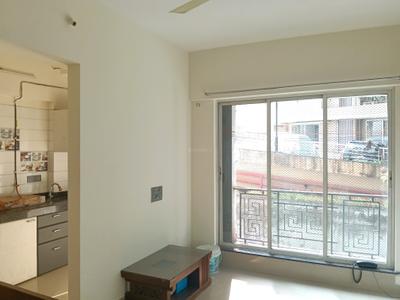 Living Room Image of 450 Sq.ft 1 BHK Apartment / Flat for rent in Raunak Bliss, Kasarvadavali Thane for Rs. 22000