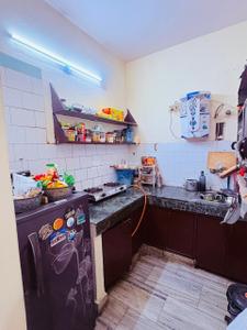 Kitchen Image of 500 Sq.ft 1 BHK Apartment / Flat for rent in Shipra Suncity, Indirapuram Ghaziabad for Rs. 19500