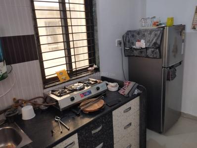 Kitchen Image of 470 Sq.ft 1 BHK Apartment / Flat for sale in Khodiyar Nagar Vadodara for Rs. 1750000