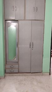 Bedroom Image of 450 Sq.ft 1 BHK Builder Floor for rent in DDA Akshardham Apartments, Sector 19 Dwarka New Delhi for Rs. 19000