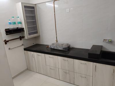 Kitchen Image of 650 Sq.ft 1 BHK Apartment / Flat for sale in Thane West Thane for Rs. 12500000
