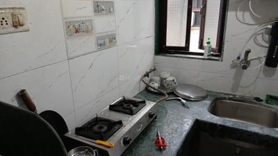 Kitchen Image of 700 Sq.ft 2 BHK Builder Floor for rent in Airoli Navi Mumbai for Rs. 29500