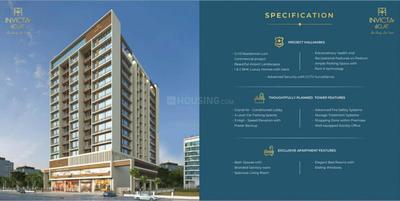 Image of 1115 Sq.ft 2 BHK Apartment / Flat for sale in Invicta Eclat, Pushpak Nagar, Navi Mumbai for Rs. 7700000