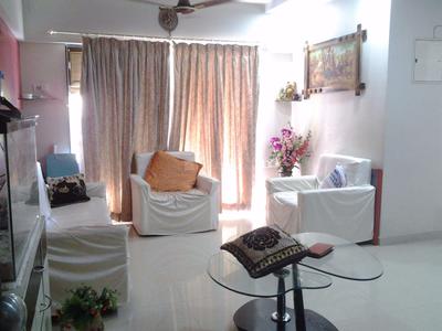 Hall Image of 1204 Sq.ft 3 BHK Apartment / Flat for rent in Evershine Crown, Kandivali West Mumbai for Rs. 90000
