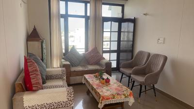 Living Room Image of 1200 Sq.ft 3 BHK Apartment / Flat for rent in Lohgarh Zirakpur for Rs. 28000