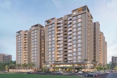 Image of 1460 Sq.ft 3 BHK Apartment / Flat for sale in Kavisha The Canvas, South Bopal, Ahmedabad for Rs. 7700000
