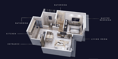 Image of 500 Sq.ft 1 BHK Apartment / Flat for sale in Aayush Gokul, Chembur, Mumbai for Rs. 15500000