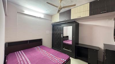 Bedroom Image of 700 Sq.ft 1 BHK Apartment / Flat for rent in Shree Nagari, Dhanori Pune for Rs. 21000