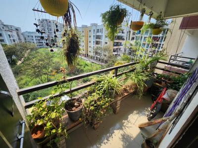 Balcony Image of 600 Sq.ft 1 BHK Apartment / Flat for sale in Bhugaon Pune for Rs. 3700000