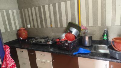 Kitchen Image of 1300 Sq.ft 2 BHK Apartment / Flat for sale in Mahadev Residency 3, New Maninagar Ahmedabad for Rs. 4350000