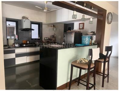 Kitchen Image of 1989 Sq.ft 3 BHK Apartment / Flat for sale in Deep Parthsarthi Avenue, Shyamal Ahmedabad for Rs. 16000000