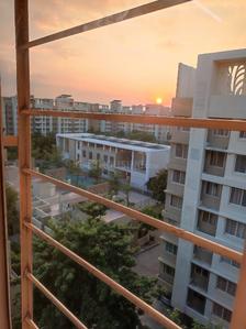 Balcony Image of 1600 Sq.ft 2 BHK Apartment / Flat for rent in Mahindra Bloomdale Apartment, Mihan Nagpur for Rs. 28000