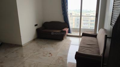 Living Room Image of 1305 Sq.ft 2 BHK Apartment / Flat for rent in Swagat Queens Land, Sargasan Gandhinagar for Rs. 27000