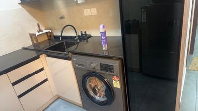Kitchen Image of 556 Sq.ft 1 BHK Apartment / Flat for rent in Eroor Kochi for Rs. 33500