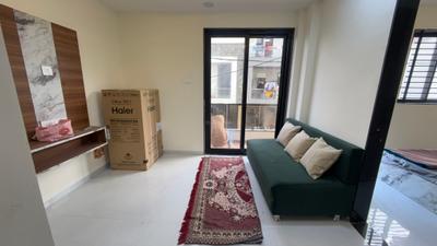 Living Room Image of 1500 Sq.ft 1 BHK Apartment / Flat for rent in Mahalakshmi Nagar Indore for Rs. 24000