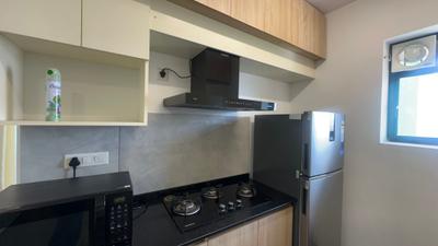 Kitchen Image of 557 Sq.ft 1 BHK Apartment / Flat for rent in Eroor Kochi for Rs. 35000
