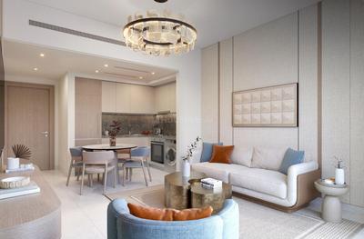 Living Room Image of 323 Sq.ft 1 RK Apartment / Flat for sale in Al Jaddaf Dubai for Rs. 19347965