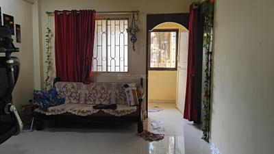 Living Room Image of 575 Sq.ft 1 BHK Apartment / Flat for rent in Kalwa Thane for Rs. 22000