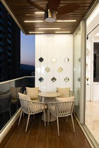 Balcony Image of 1600 Sq.ft 3.5 BHK Apartment / Flat for sale in Hiranandani Clifton, Thane West Thane for Rs. 55000000