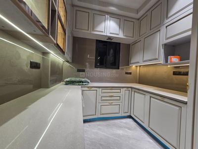 Kitchen Image of 1500 Sq.ft 3 BHK Independent House for rent in Rajouri Garden New Delhi for Rs. 52000