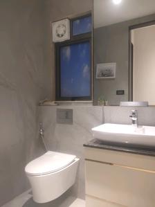 Common Bathroom Image of 530 Sq.ft 2 BHK Apartment / Flat for sale in Adityaraj Breeze, Vikhroli East Mumbai for Rs. 12000000