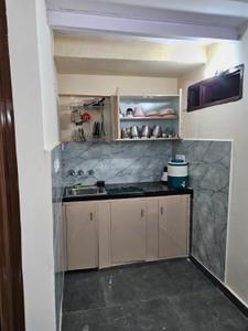 Kitchen Image of 400 Sq.ft 1 BHK Independent House for rent in Dream Homes, Indirapuram Ghaziabad for Rs. 18000