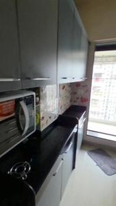 Kitchen Image of 510 Sq.ft 1 BHK Apartment / Flat for rent in Riddhi Siddhi Complex, Goregaon West Mumbai for Rs. 46000