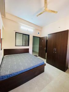 Bedroom Image of 250 Sq.ft 1 RK Builder Floor for rent in Mahalakshmi Nagar Indore for Rs. 15000
