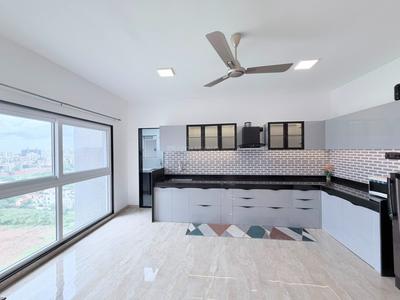 Kitchen Image of 1600 Sq.ft 3 BHK Apartment / Flat for rent in Marvel Ideal Spacio Phase 1, Pisoli Pune for Rs. 48000