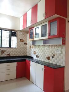 Kitchen Image of 650 Sq.ft 1 BHK Apartment / Flat for rent in Magarpatta Heliconia, Hadapsar Pune for Rs. 25000