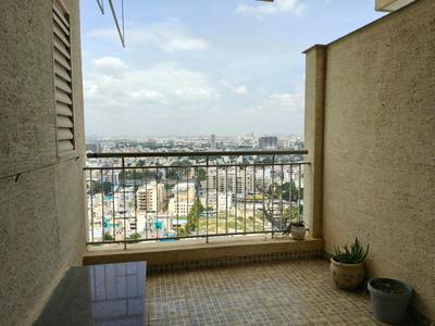 Balcony Image of 1996 Sq.ft 4 BHK Apartment / Flat for rent in G Corp The Icon, Thanisandra Bengaluru for Rs. 58000