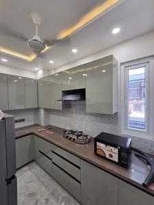 Kitchen Image of 990 Sq.ft 3 BHK Builder Floor for rent in Rajouri Garden New Delhi for Rs. 42000