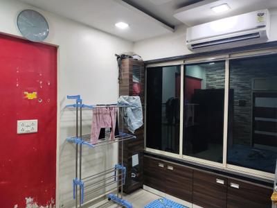 Bedroom Image of 500 Sq.ft 1 BHK Apartment / Flat for rent in Raunak Bliss, Kasarvadavali Thane for Rs. 18999