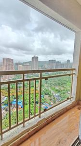 Balcony Image of 1050 Sq.ft 2 BHK Apartment / Flat for rent in Puraniks Home Town, Kasarvadavali Thane for Rs. 29000