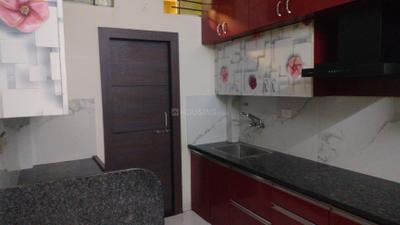 Kitchen Image of 1000 Sq.ft 2 BHK Builder Floor for rent in Mahalakshmi Nagar Indore for Rs. 18500