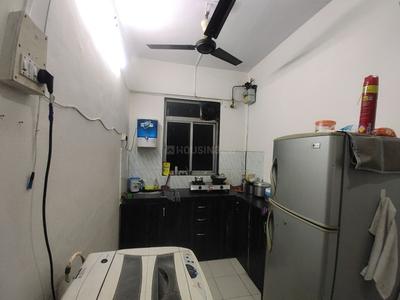 Kitchen Image of 600 Sq.ft 1 BHK Apartment / Flat for rent in Sanpada Navi Mumbai for Rs. 35000