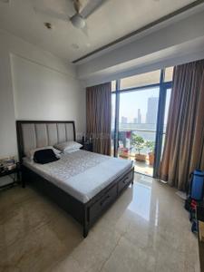 Bedroom Image of 1900 Sq.ft 4 BHK Apartment / Flat for rent in Enpar Lotus 101 Worli Residences, Lower Parel Mumbai for Rs. 350000