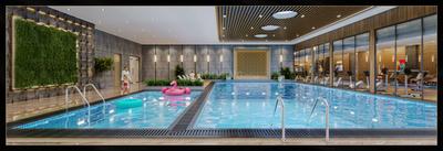 Balcony Image of 2300 Sq.ft 3 BHK Apartment / Flat for sale in Vesu Surat for Rs. 12650000