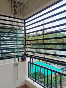 Balcony Image of 1450 Sq.ft 3 BHK Apartment / Flat for rent in Sri Residency, Rajarajeshwari Nagar Bengaluru for Rs. 38000