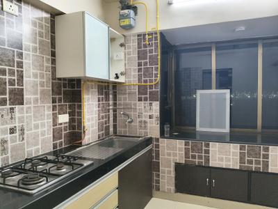 Kitchen Image of 667 Sq.ft 1 BHK Apartment / Flat for sale in Arihant Heights, Ghatkopar West Mumbai for Rs. 14100000